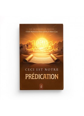 Ceci est notre prédication...